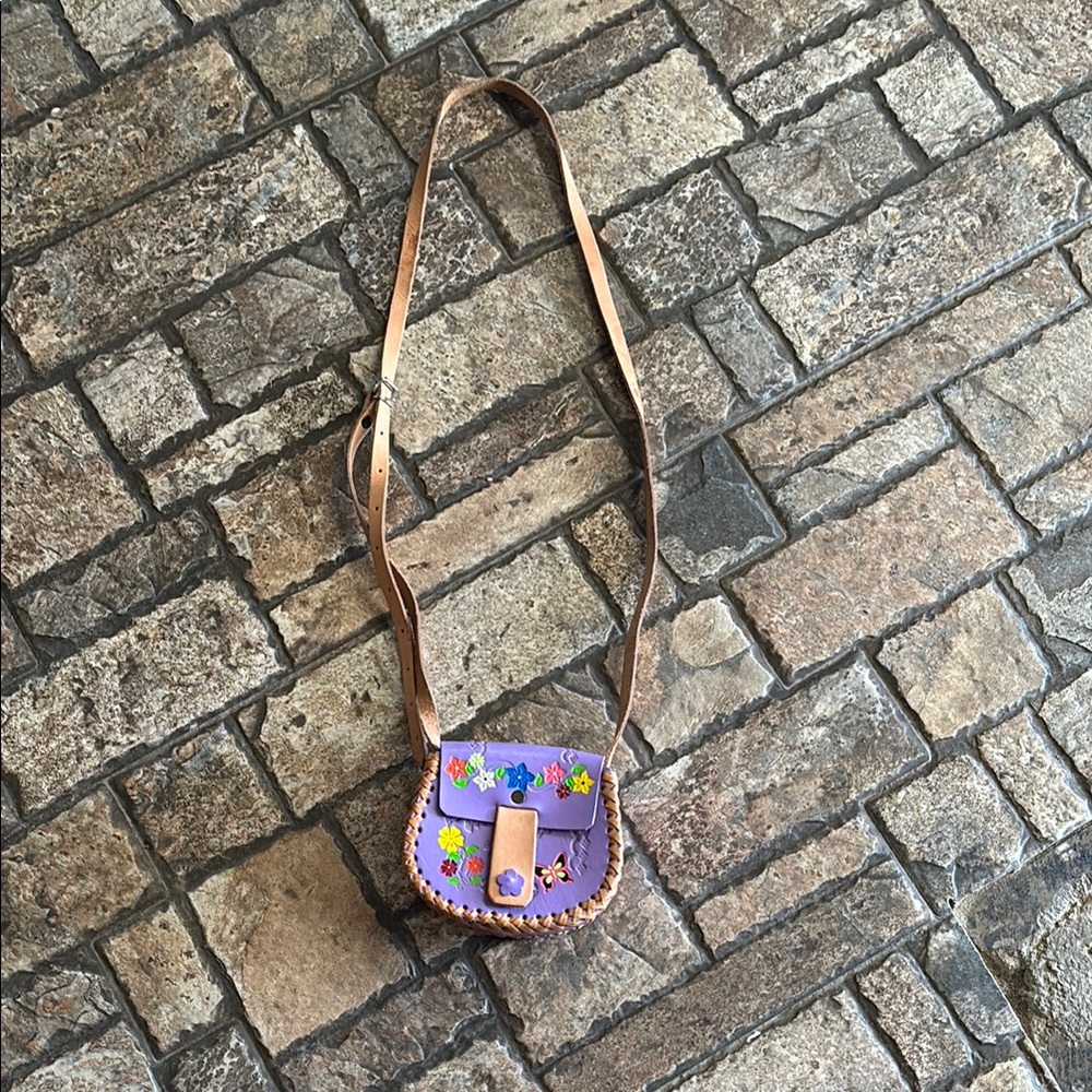Vintage Handmade Mexico Crossbody Bag